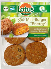 Mini zeleninové burgery s tofu BIO 250 g - LOTUS